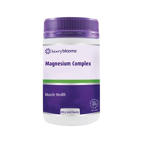 Blooms Health Products Magnesium Complex Powder Natures Works