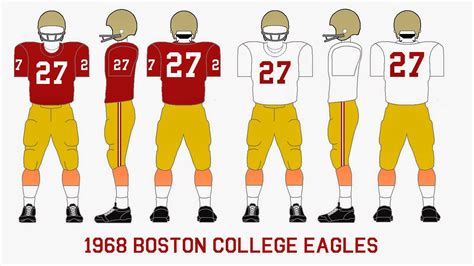 Gridiron Garb Boston College Eagles 1968 77