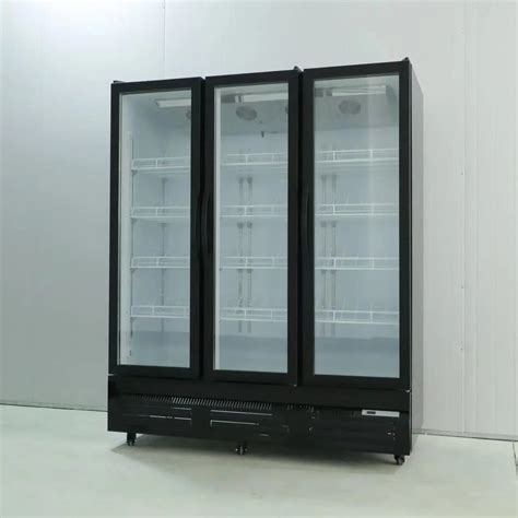 Convenience Store Refrigerator Equipment Beverage Display Glass Door