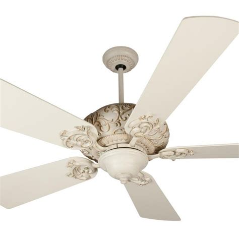 Padma modern led ceiling light with fan, 40w dimmable ceiling fan lights with. Antique White Ceiling Fan With Light | Antique ceiling ...