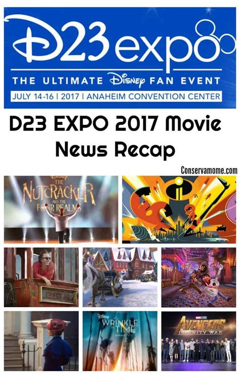 Conservamom D23 Expo 2017 Movie News Recap Conservamom