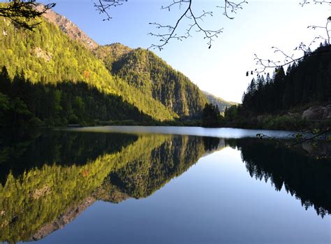 Mirror Lake Jiuzhaigou Sichuan China Kaboem Flickr