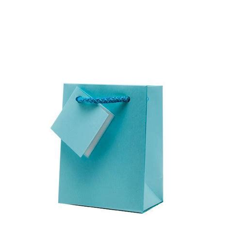 Small Turquoise Gift Bag