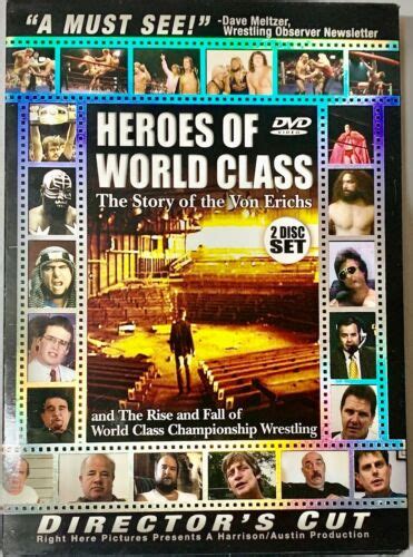Heroes Of World Class Wrestling Dvd 2006 New Sealed Documentary