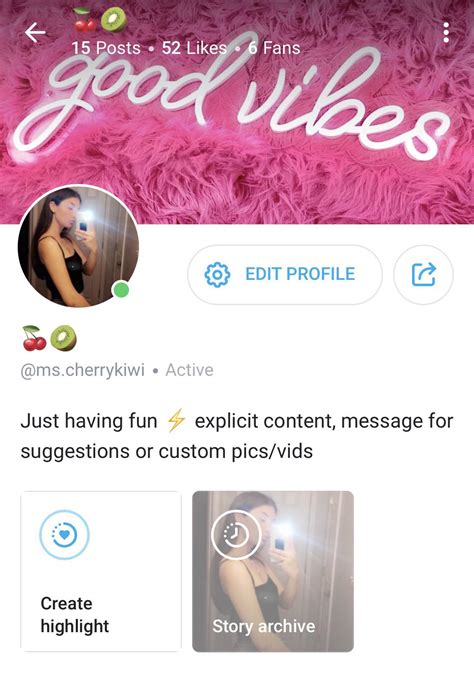 Onlyfans Ms Cherrykiwi Fast Repliesdaily Picsdaily Convos With All Subsexplicit Picscustom