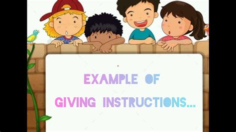 Due30022 Communicative English 2 Example Of Giving Instructions