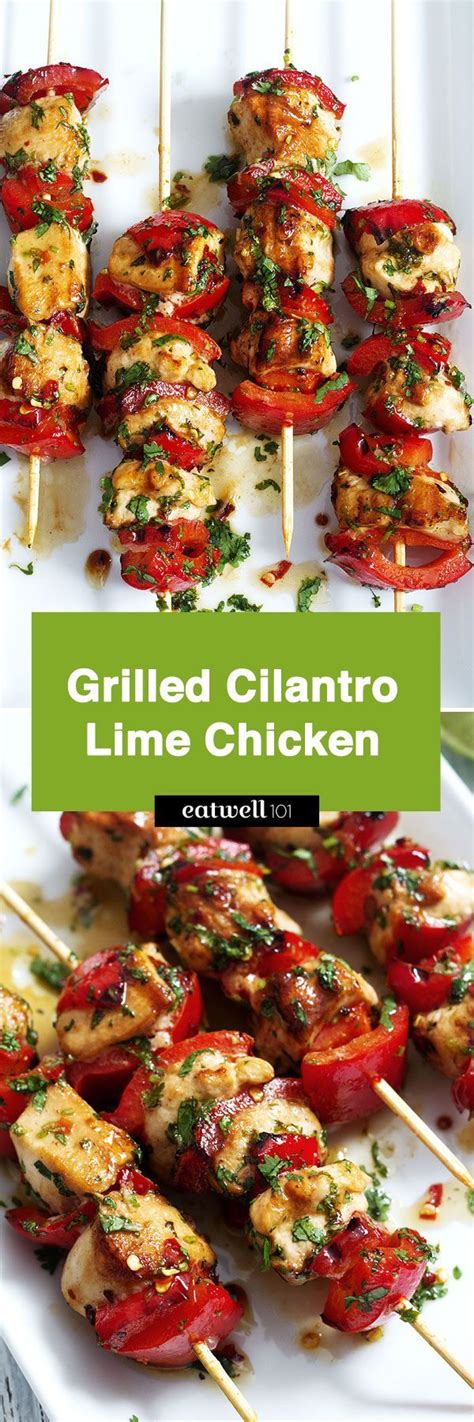 Grilled Honey Chili Lime Cilantro Chicken — Eatwell101