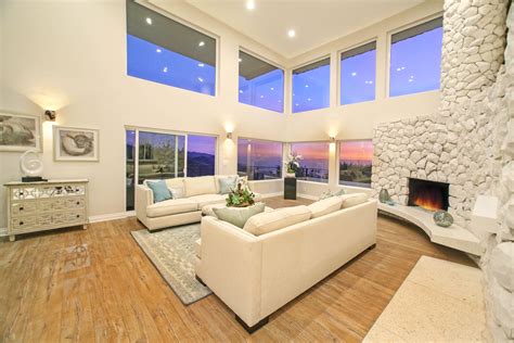 20 Foot Ceilings Walls Of Glass And And Open Floor For A Contemporary