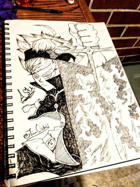 So Heres A Piece Of Fan Art Of Asta From Black Clover Hope You Guys