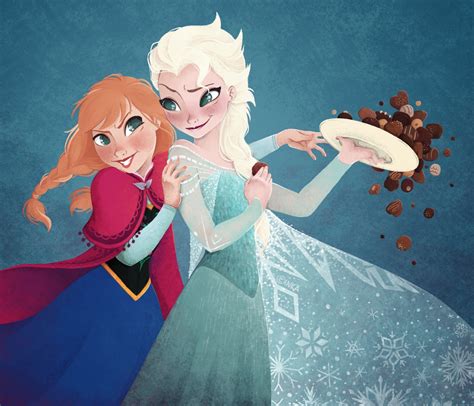Anna And Elsa Frozen Fan Art Fanpop Page