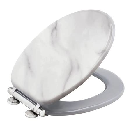 Aqualona Marble Effect Soft Closing Toilet Seat
