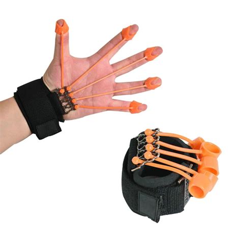 worallymy finger and hand extensor trainer exerciser with resistance