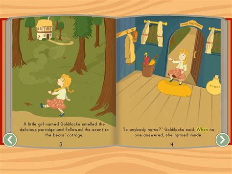 Goldilocks And The Three Bears Interactive Story
