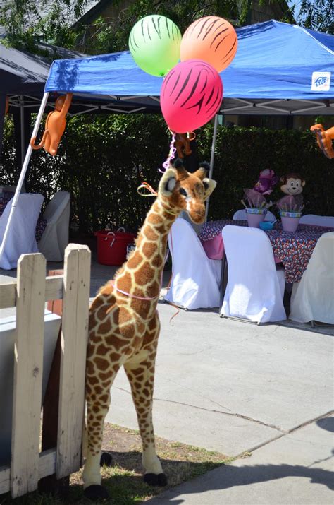 Zoo Animals Birthday Party Ideas Photo 1 Of 16 Catch My Party