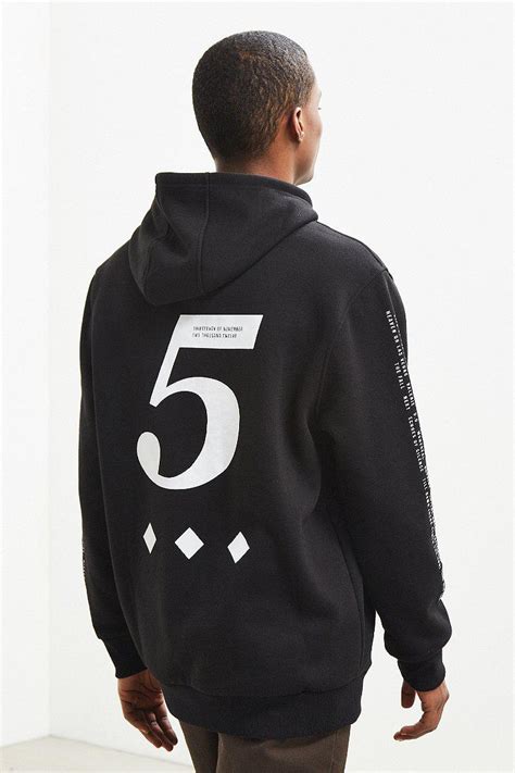 urban outfitters the weeknd trilogy hoodie sweatshirt in black for men lyst