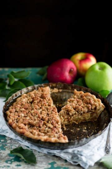 Dutch Apple Pie {apple Crumble Pie} The Seasoned Mom
