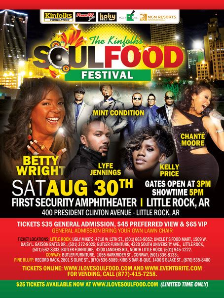 Spring street / little rock, ar 72201 p.o. "Soul Food Music Festival 2014 Little Rock Line-up, Photos ...