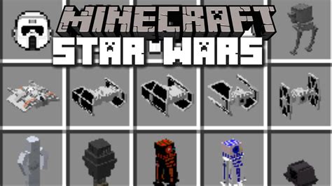 Minecraft Star Wars Droid And Starfighters Mod The Force Awakens
