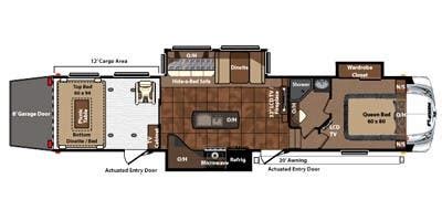 Keystone Fuzion Toy Hauler Specs