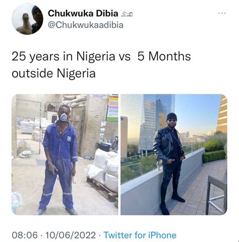 Nigerian Man Shows Off His Amazing Transformation Five Months After Relocating Abroad