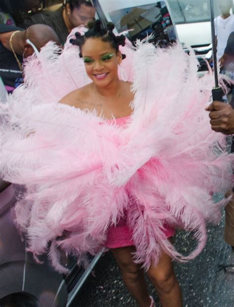 Rihannas Bantu Knots At Crop Over Festival Popsugar Beauty
