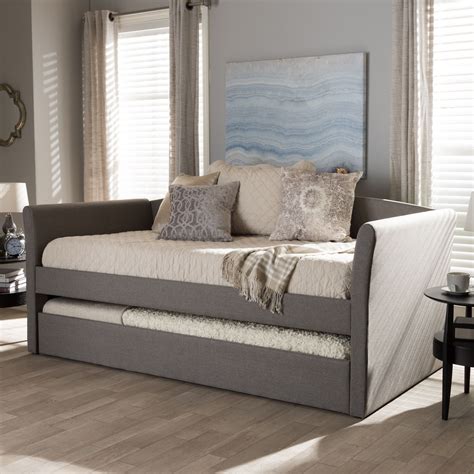 The Kassandra Modern And Contemporary Daybed With Guest Trundle Bed Is