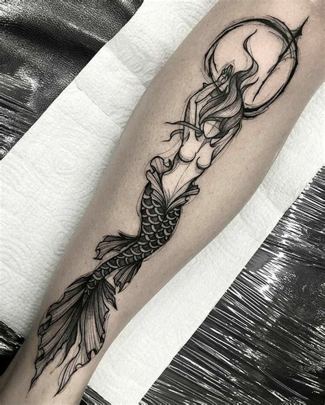 Tatuajes De Sirenas Significado 30 Fotos Y Bocetos 💮🥇