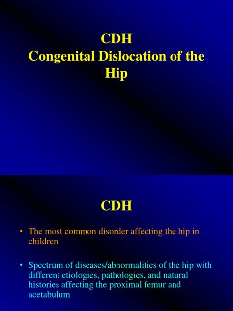 cdh congenital dislocation of the hip pdf hip anatomical terms of motion