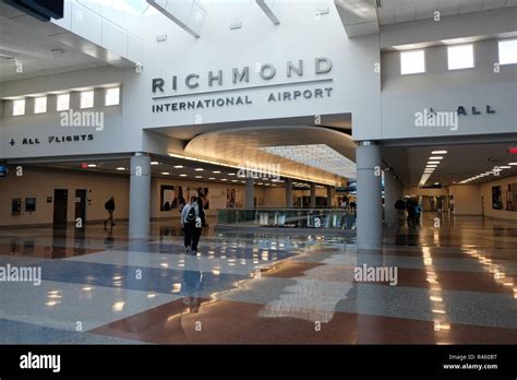 Interior View Of Richmond International Airport In Richmond Virginia