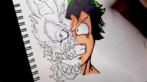 Lets Draw Deku Venomized Youtube