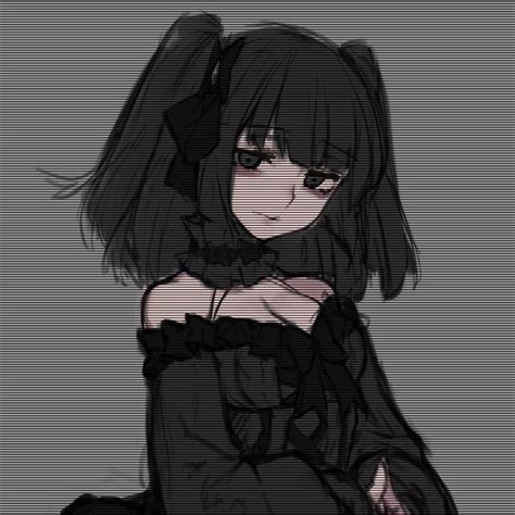 Sad Aesthetic PFP Girls Anime Pfp Aesthetic Emo Cute Sad Gothic Profile Icons Dark Depressed