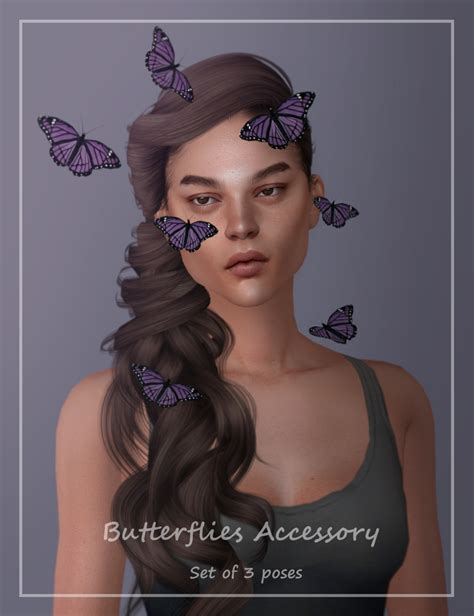 Sims 4 Butterfly Locs