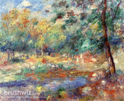 Summer Landscape By Pierre Auguste Renoir Oil Painting Reproduction