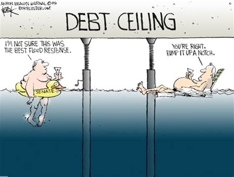 At that point the government would have to shut down if the debt ceiling is not raised, because it's running on a budget that isn't limited by the debt ceiling. Sound Of Cannons: The Debt Ceiling Is A Joke