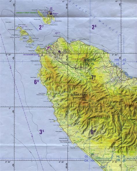 1up Travel Maps Of Indonesiaaceh Region Tactical Pilotage Chart 1878