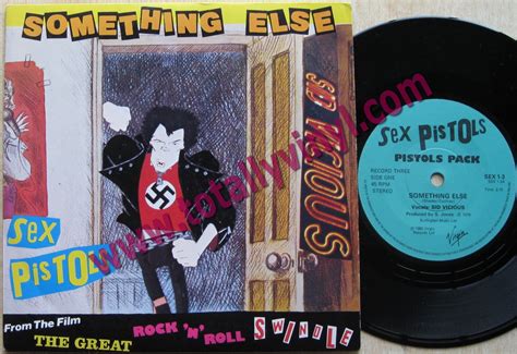 Totally Vinyl Records Sex Pistols Something Else Silly Thing 7 Inch Picture Cover