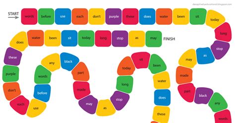 Download phonics cvc words worksheets and use them in class today. Say that Sight Word Board Game.pdf | Sight words printables, Sight word games, Sight word worksheets