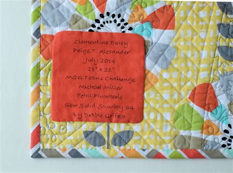If you have neither a spouse nor children, your grandchildren or your parents will get your property. Quilted Blooms: Handwritten Quilt Labels Tutorial and How ...
