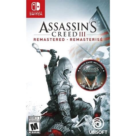 Assassin S Creed Iii Remastered Edition Nintendo Switch Ubp