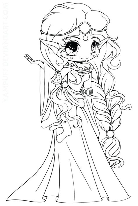 The Best Free Chibi Coloring Page Images Download From