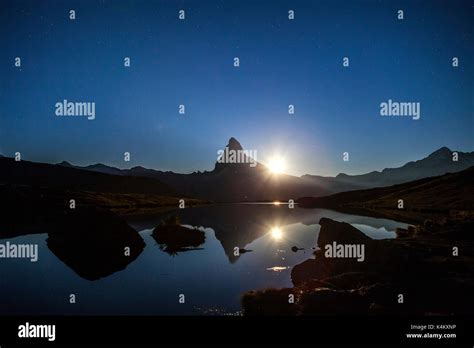 The Matterhorn At Night Switzerland Hi Res Stock Photography And Images
