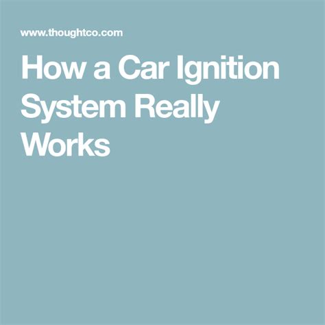 We would like to show you a description here but the site won't allow us. How a Car Ignition System Really Works | Ignition system, Ignite, System