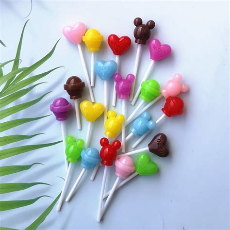 7pc 3d Lollipop Big Candy Fake Sweet Sugar Artificial Food Miniature