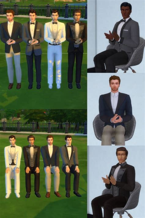 Male Audience Members Deco Sims 5 Swatches Each Each Come In 3