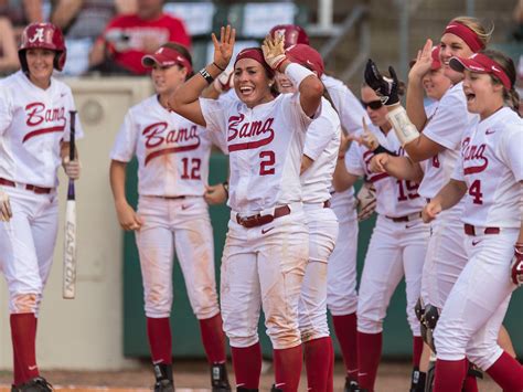Alabama Softball Tide Bats Break Out In Run Rule Victory Usa Today