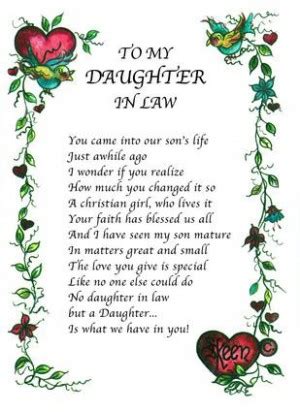 Having a sweet daughter is the best gift any parent can ever have. Future Daughter In Law Quotes. QuotesGram
