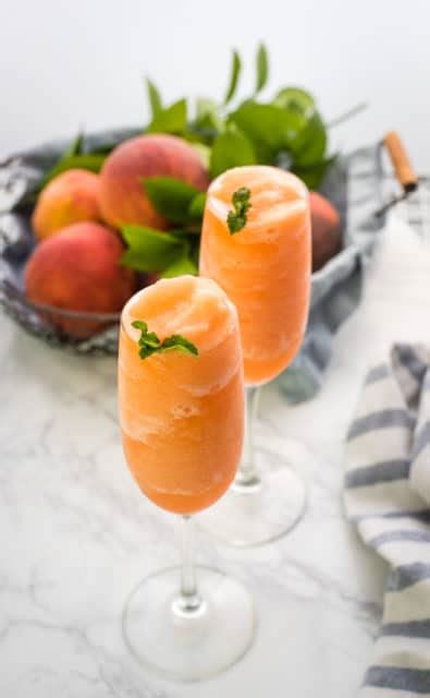 Peach Bellini Recipe The Adventure Bite