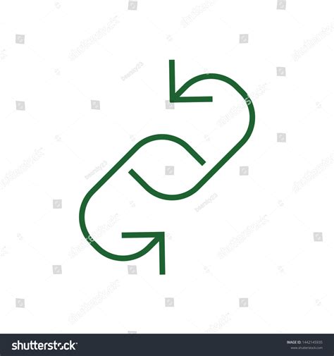 Website Link Connectedness Icon Chain Link Stock Vector Royalty Free