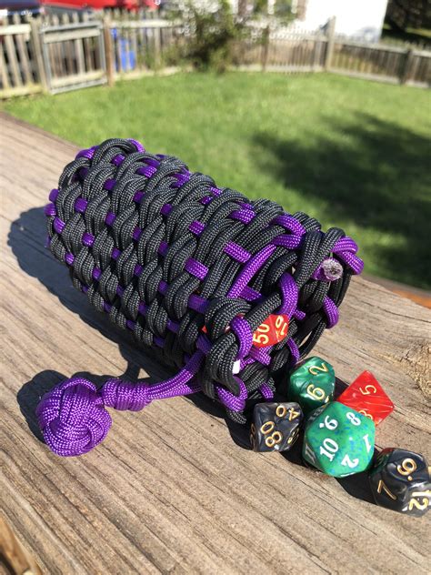 Dice Bag I Made For Game Night Rparacord