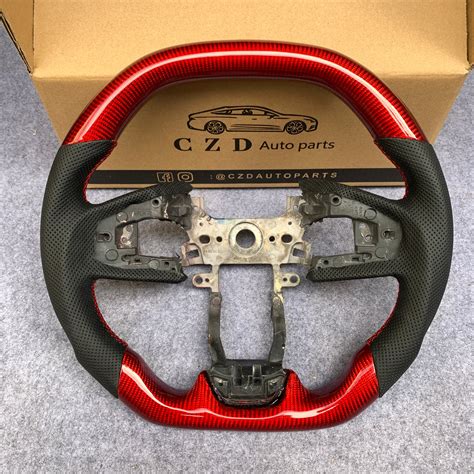 Czd 2016 2021 Honda Fk8civicfk7 Carbon Fiber Steering Wheel（fit Eu V